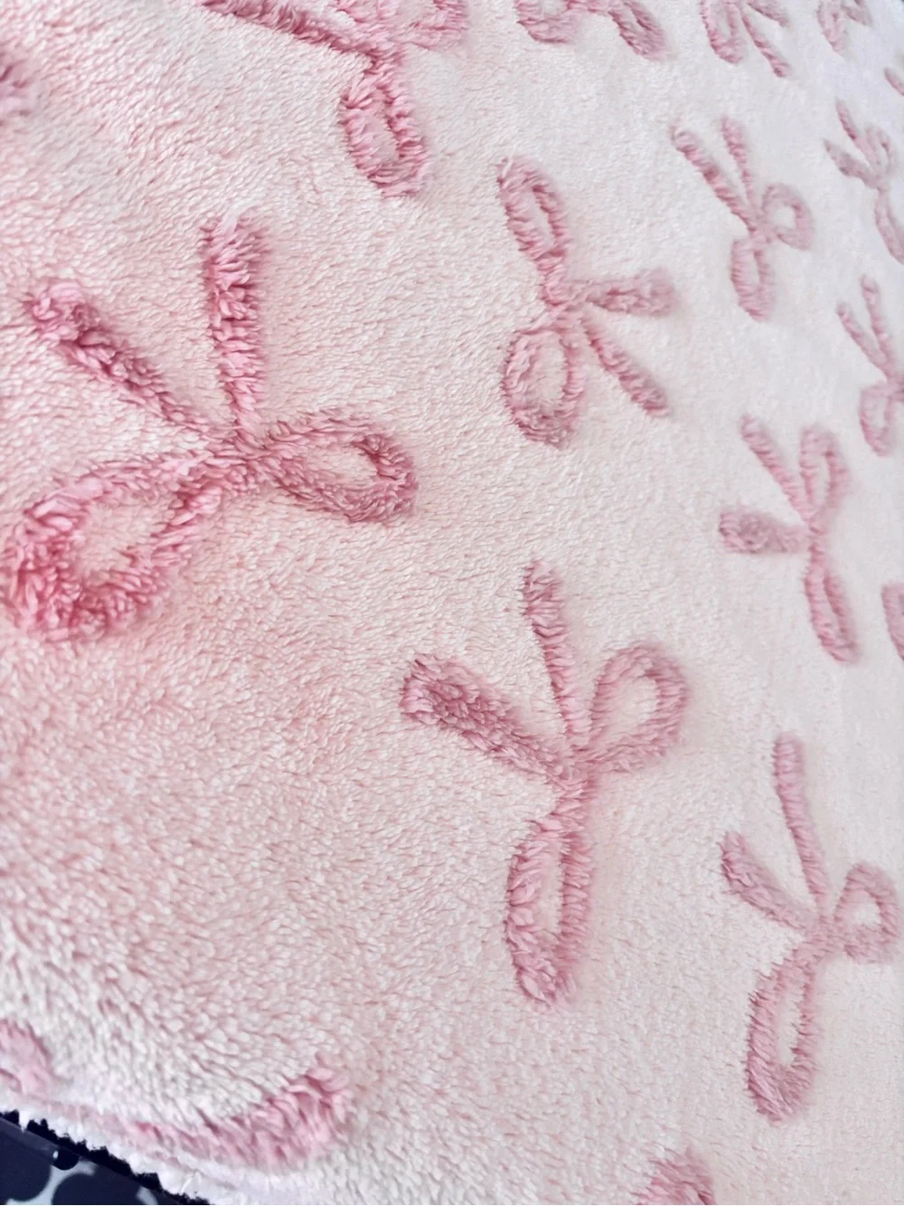 WATERPROOF PINK BOWS PET BLANKET BEDSURE